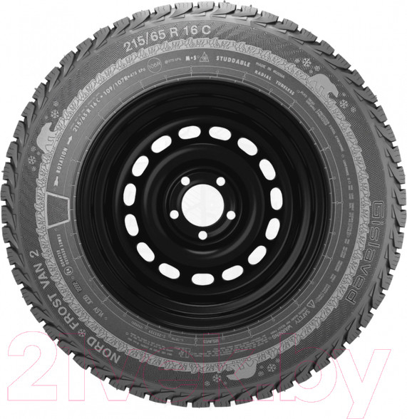 Изображение товара Зимняя легкогрузовая шина Gislaved Nord Frost Van 2 SD 225/55R17C 109/107R (шипы)
