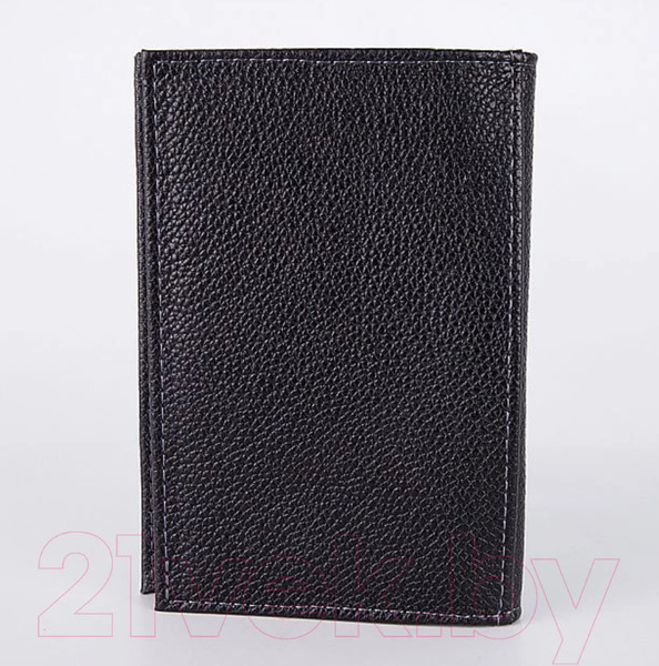 Изображение товара Обложка на паспорт Poshete 604-028MBLK (черный)