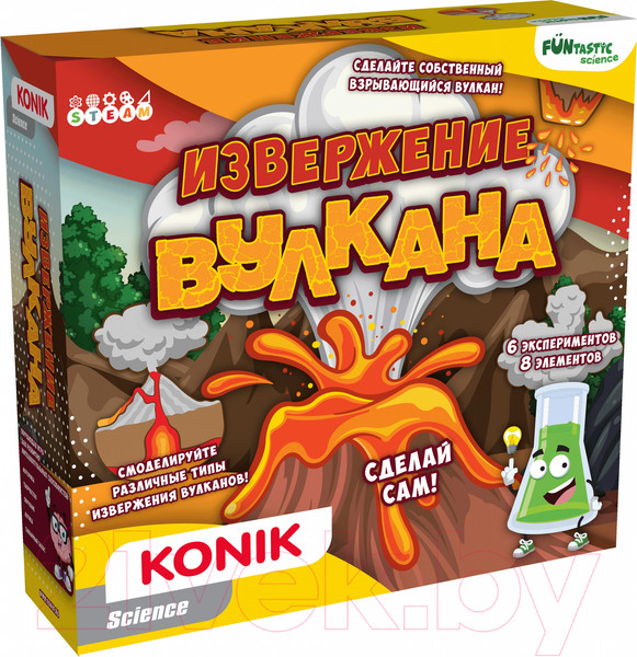 Изображение товара Набор для опытов Konik Science Извержение вулкана / SSE017