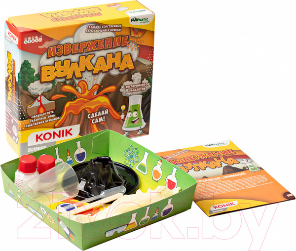 Изображение товара Набор для опытов Konik Science Извержение вулкана / SSE017