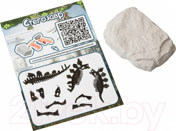Изображение товара Набор для опытов Konik Science Раскопки ископаемых животных Стегозавр / SSE022
