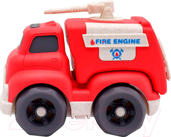Изображение товара Автомобиль игрушечный Funky Toys Пожарная эко-машинка / FT0278082 (красный)