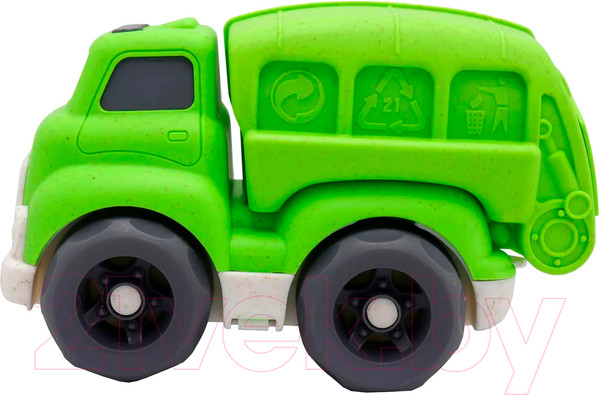 Изображение товара Автомобиль игрушечный Funky Toys Эко-машинка. Городская техника / FT0278084 (зеленый)