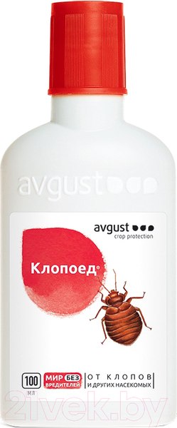 Изображение товара Концентрат от насекомых Avgust Клопоед (100мл)