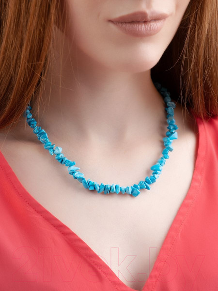 Изображение товара Бусы Wolves Бирюза 1005