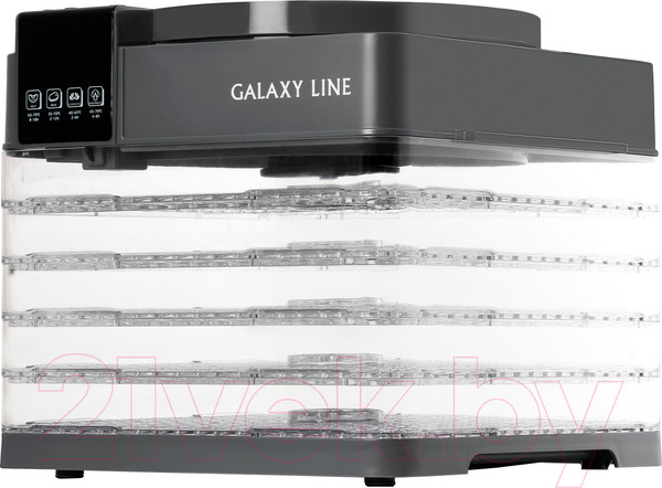 Изображение товара Сушилка для овощей и фруктов Galaxy GL 2630 (серый)