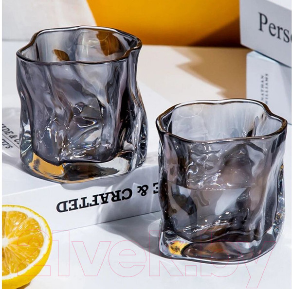 Изображение товара Набор стаканов Perfecto Linea Ice Rock Smoke Grey 31-290400 (2шт)