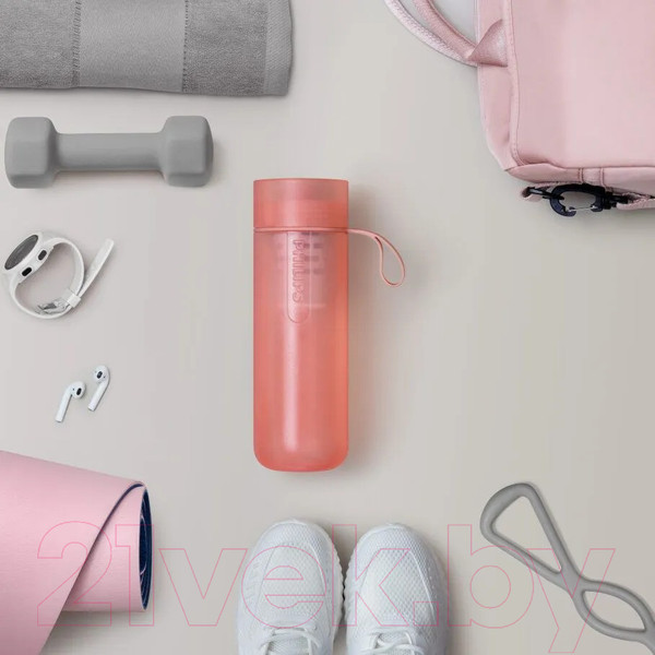 Изображение товара Бутылка для воды Philips AWP2712RDR/31 (Pink)