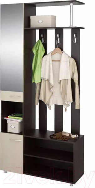 Изображение товара Секция в прихожую Stolline Бруно / СТЛ.317.01 (дуб феррара/дуб кремона)