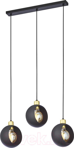 Изображение товара Потолочный светильник Mirastyle MH-1134D/3 BK+FGD