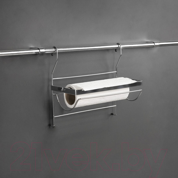 Изображение товара Держатель полотенец на рейлинг AKS Держатель для бумаги на рейлинг CWJ207 (хром)