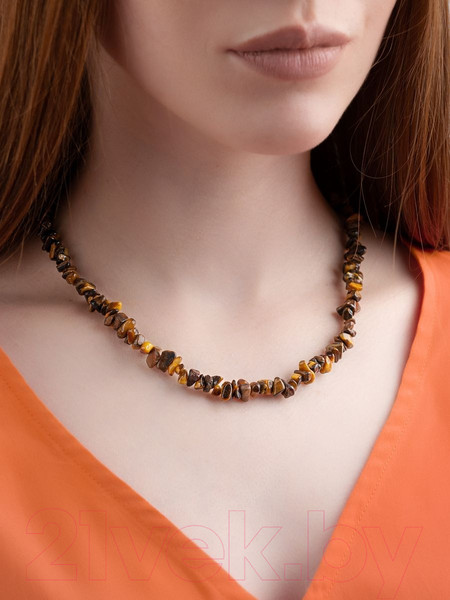 Изображение товара Бусы Wolves Тигровый глаз 1023