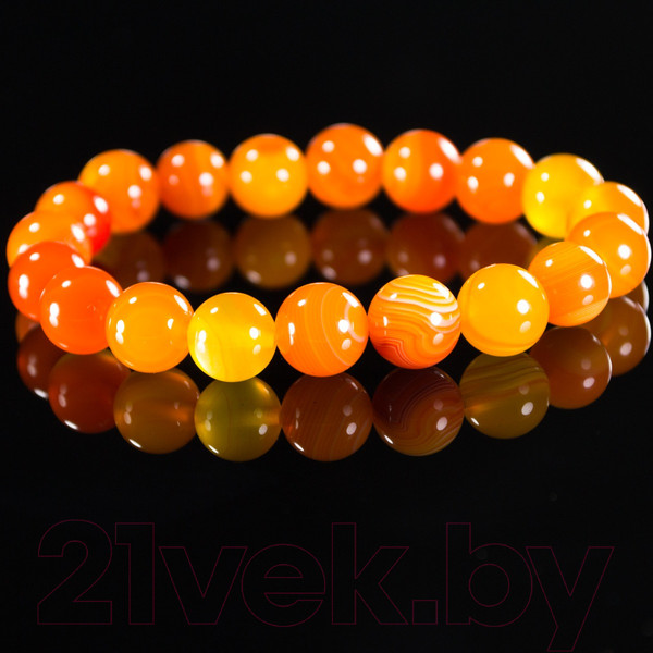 Изображение товара Браслет Wolves Агат 40341 (р.21, желтый)