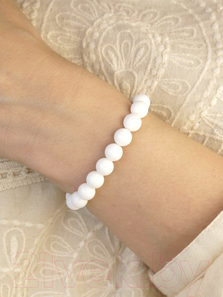 Изображение товара Браслет Wolves Агат 40352 (р.18, белый)