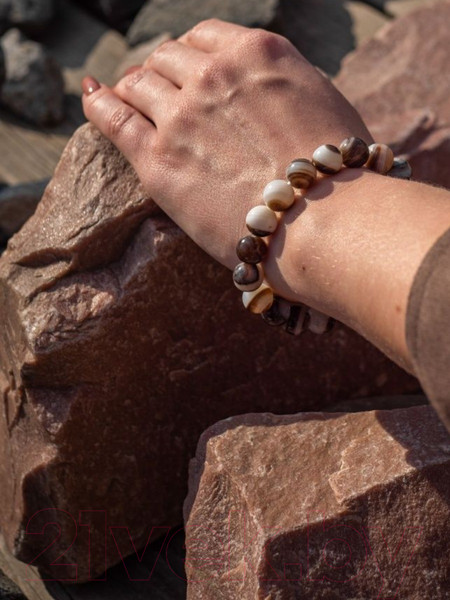 Изображение товара Браслет Wolves Агат 40368 (р.20, бразильский)