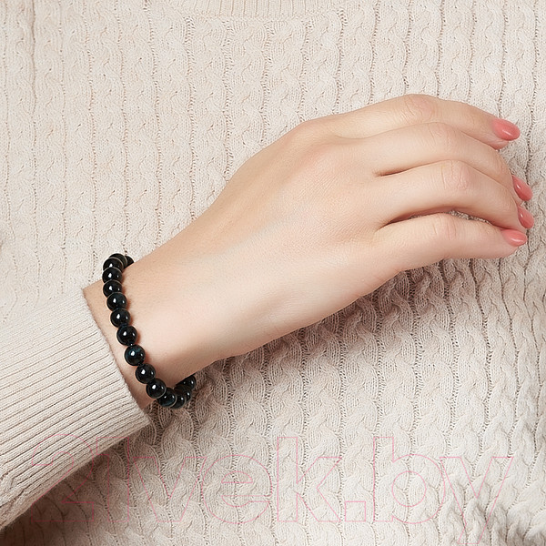 Изображение товара Браслет Wolves Варисцит 40411 (р.21, черный)