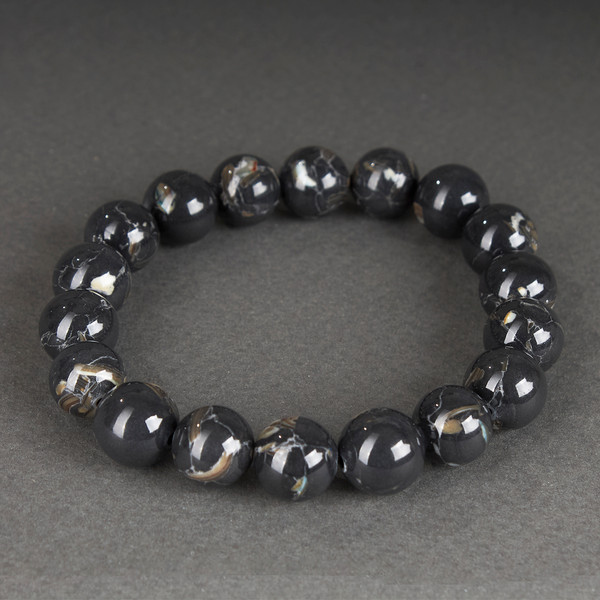 Изображение товара Браслет Wolves Варисцит 40411 (р.21, черный)