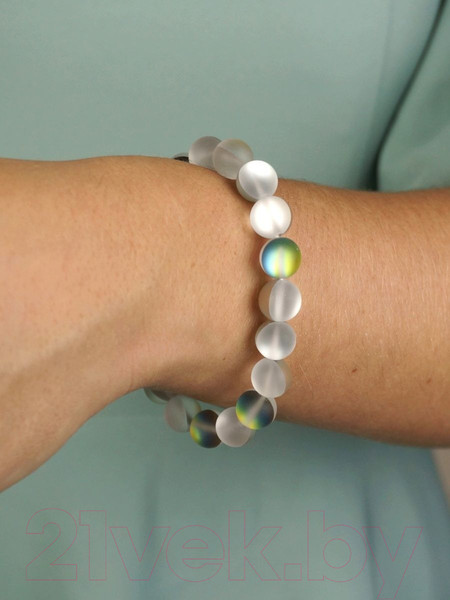 Изображение товара Браслет Wolves Опал 40487 (р.20,снежный)