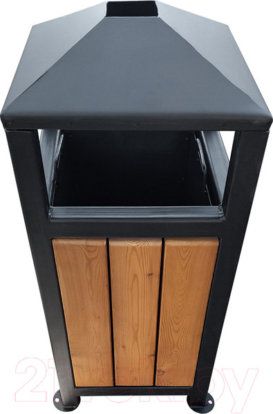 Изображение товара Урна уличная СтальСнабДизайн Лофт с пепельницей / МЛ-2