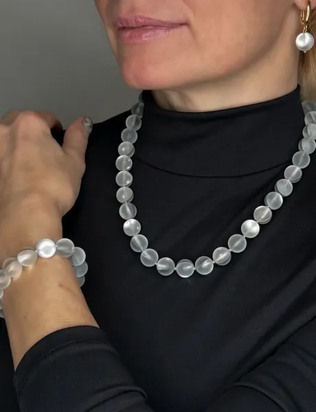 Изображение товара Браслет Wolves Опал 40492 (р.18, серый)