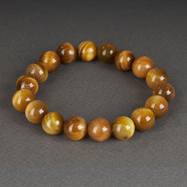 Изображение товара Браслет Wolves Тигровый глаз 40532 (р.16, золотой)