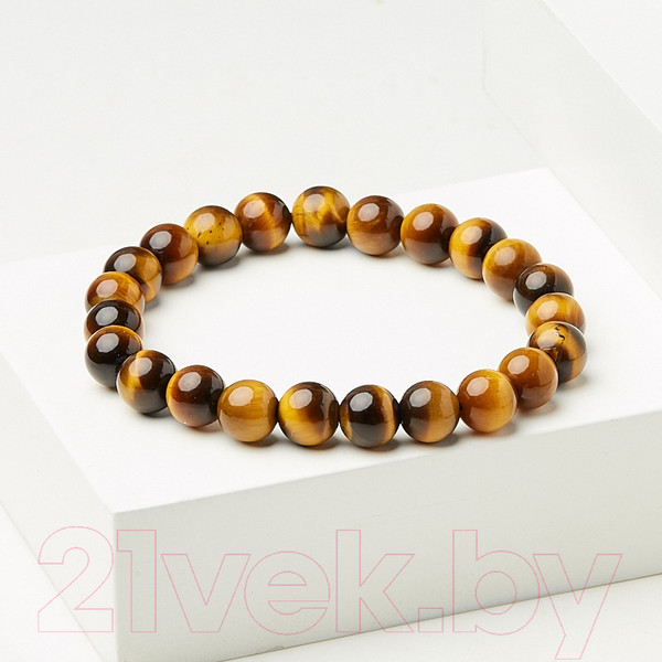 Изображение товара Браслет Wolves Тигровый глаз 40532 (р.16, золотой)