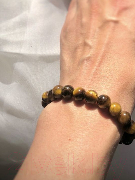 Изображение товара Браслет Wolves Тигровый глаз 40537 (р.21, золотой)