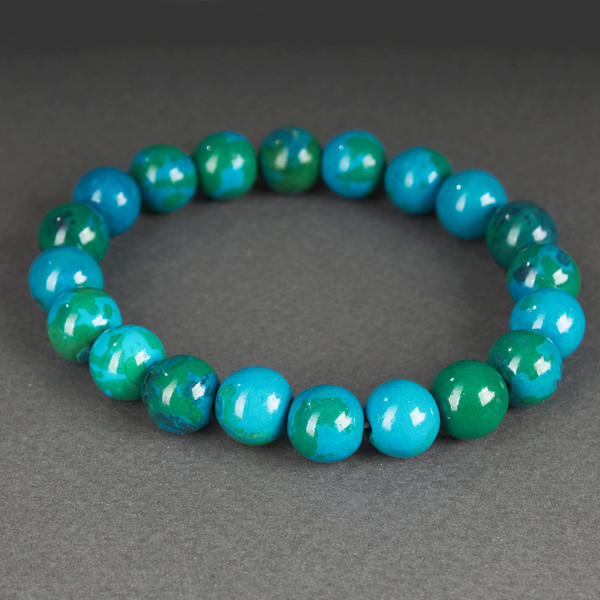 Изображение товара Браслет Wolves Хризоколла 40539 (р.16)