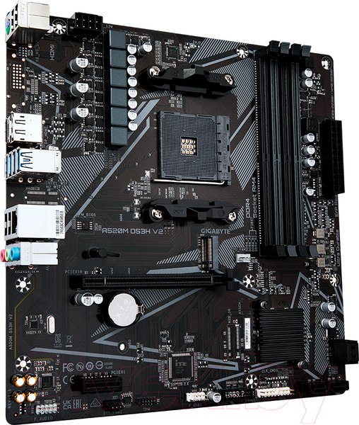 Изображение товара Материнская плата Gigabyte A520M DS3H V2 1.1