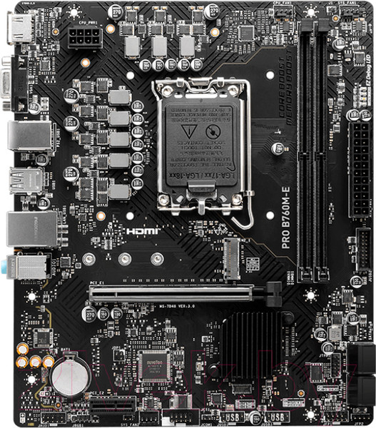 Изображение товара Материнская плата MSI Pro B760M-E