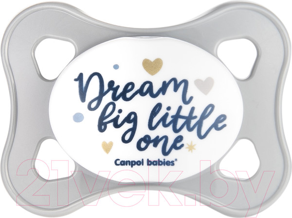 Изображение товара Набор пустышек Canpol Sleepy Koala силиконовая симметричная 0-2мес / 23/910 (серый)
