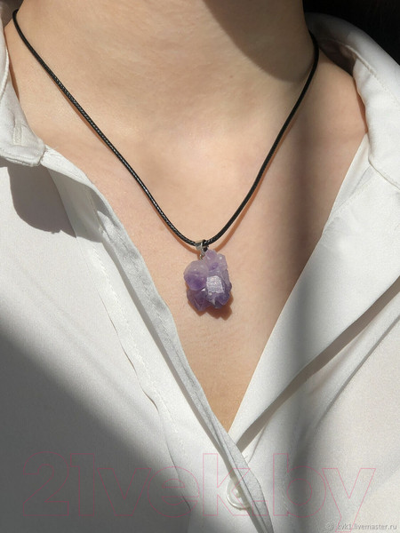 Изображение товара Кулон Wolves Аметист большой 2021