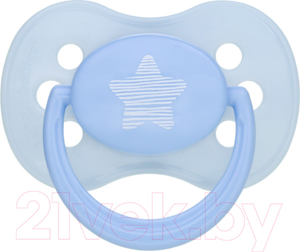 Изображение товара Пустышка Canpol Pastelove силиконовая круглая 6-18мес / 22/423