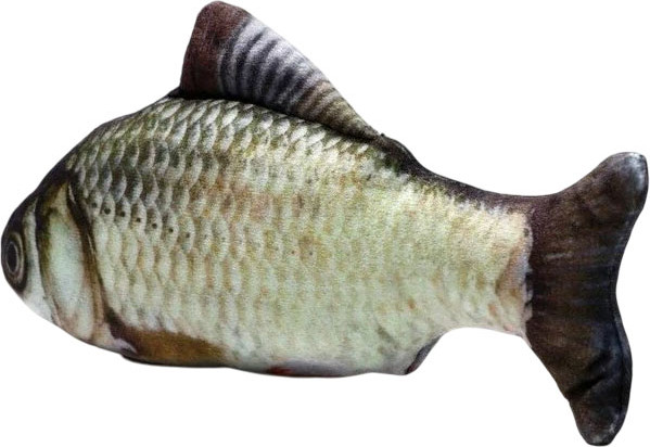 Изображение товара Игрушка для кошек Пижон Рыба моей мечты Карась с кошачьей мятой