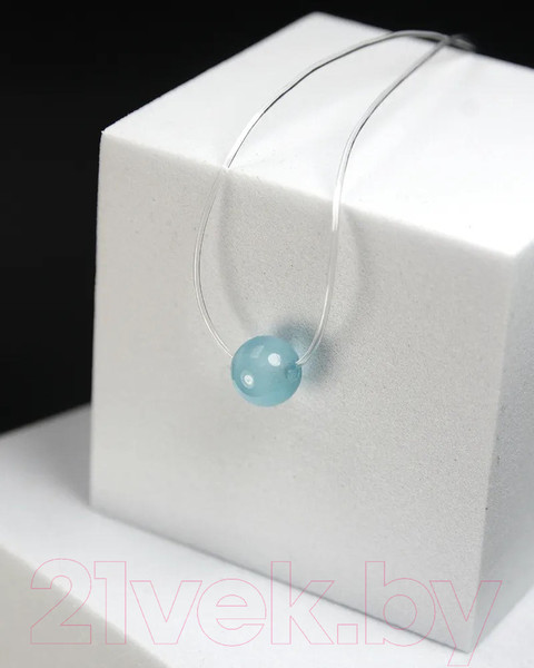 Изображение товара Чокер Wolves Кошачий глаз 40854 (голубой)