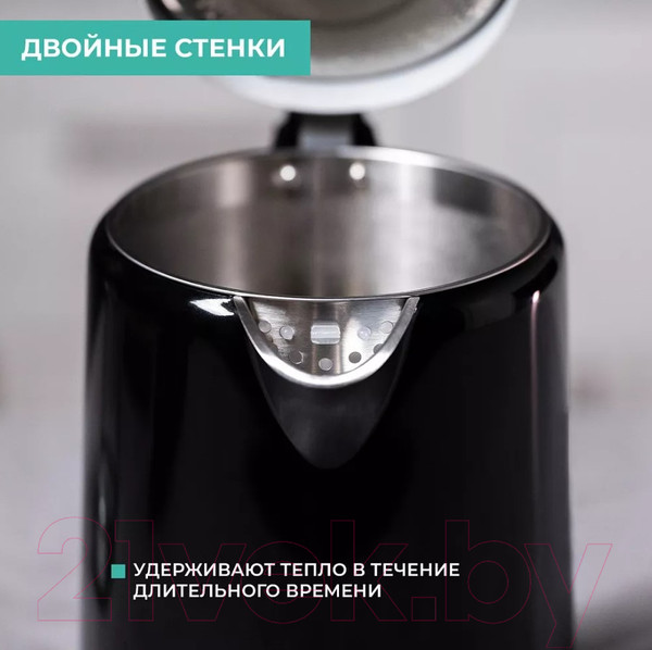 Изображение товара Электрочайник Timberk T-EK21S01 (черный)