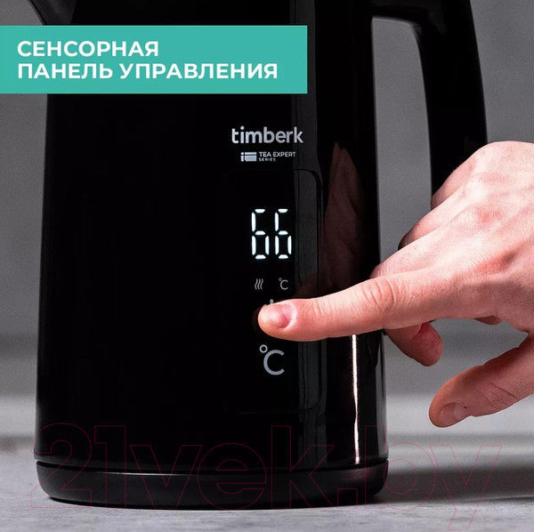 Изображение товара Электрочайник Timberk T-EK21S01 (черный)