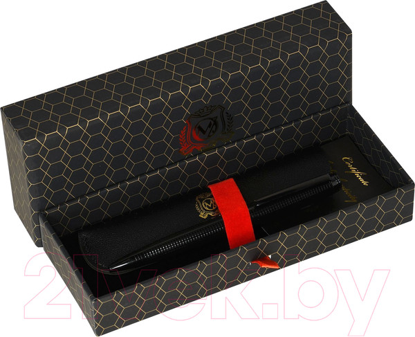 Изображение товара Ручка шариковая имиджевая Manzoni Palmi / MAPB-GM (синий)