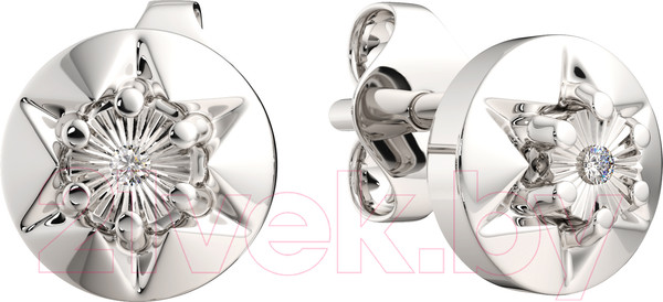 Изображение товара Серьги из серебра ZORKA 03D0073.ZZ (с бриллиантами)