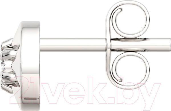 Изображение товара Серьги из серебра ZORKA 03D0073.ZZ (с бриллиантами)