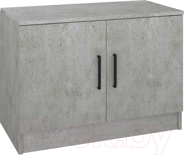 Изображение товара Тумба МДК ПРТ2 800x380x550 (цемент светлый)