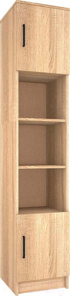 Изображение товара Стеллаж МДК ПРС2 открытый с 2-мя дверцами 400x380x2020 (дуб сонома)