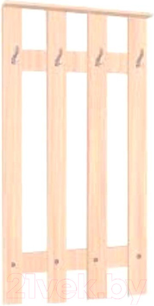 Изображение товара Вешалка для одежды МДК ПРВ1 4 крючка 800x200x1420 (дуб сонома)