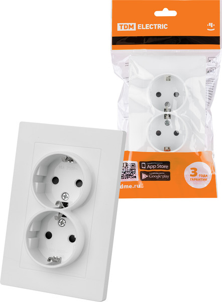 Изображение товара Розетка TDM Сенеж / SQ1816-0037 (белый)