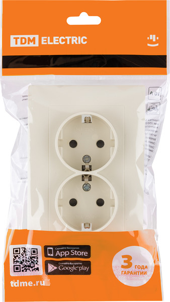 Изображение товара Розетка TDM Сенеж / SQ1816-0137 (слоновая кость)