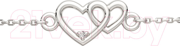 Изображение товара Браслет из серебра ZORKA 06D0009.ZZ (18см, с бриллиантом)