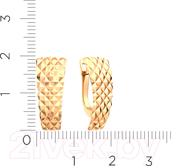 Изображение товара Серьги из розового золота ZORKA 300002