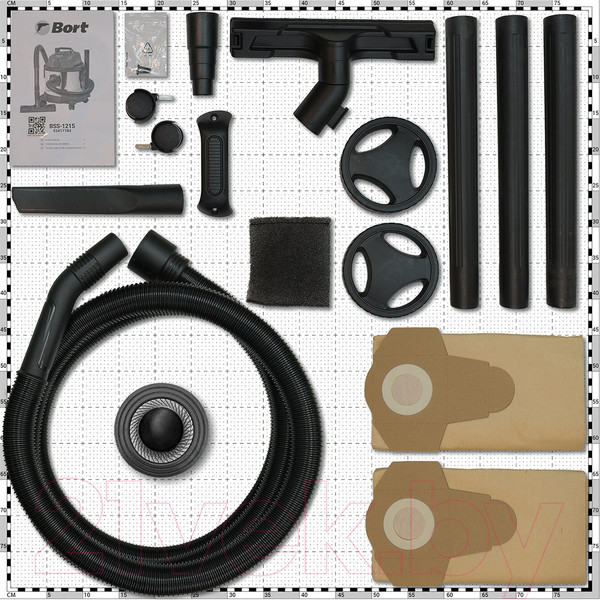 Изображение товара Профессиональный пылесос Bort BSS-1215 (93417784)