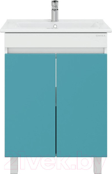 Изображение товара Тумба под умывальник Onika Марви 60 / 106153 (бирюзовый)