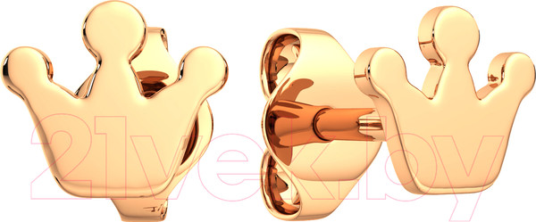 Изображение товара Серьги из розового золота ZORKA 300103